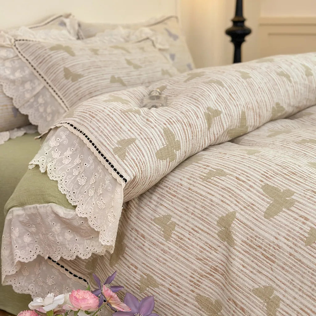 Romantic Butterfly Bedding Set