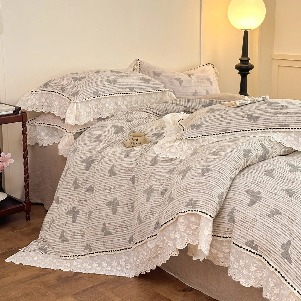 Romantic Butterfly Bedding Set