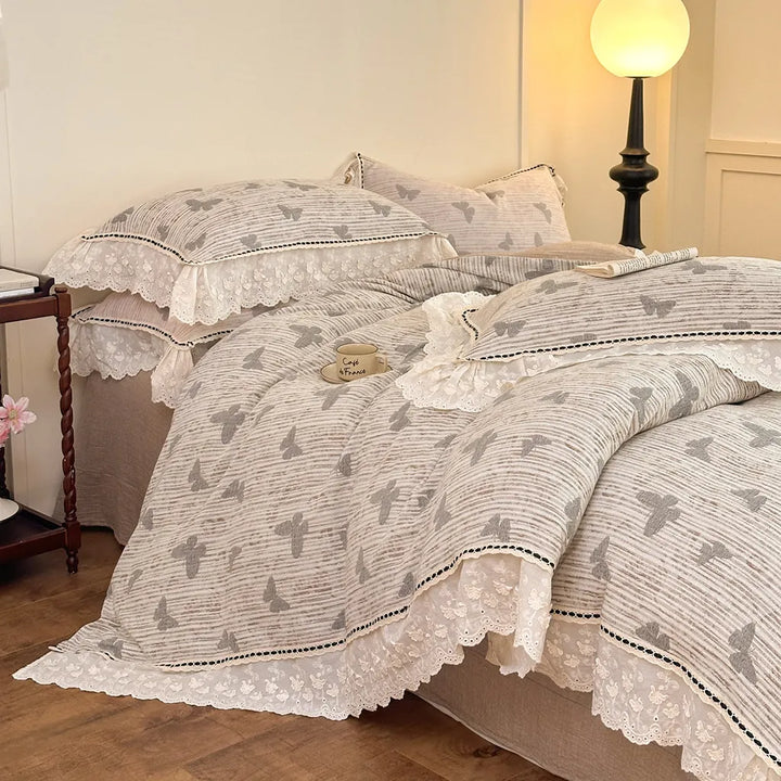 Romantic Butterfly Bedding Set