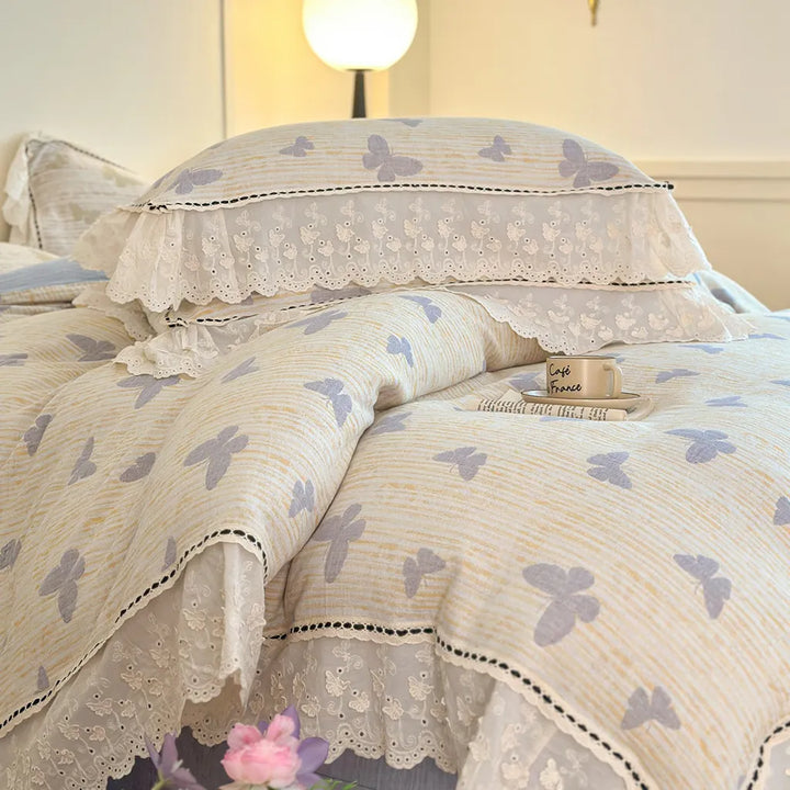 Romantic Butterfly Bedding Set