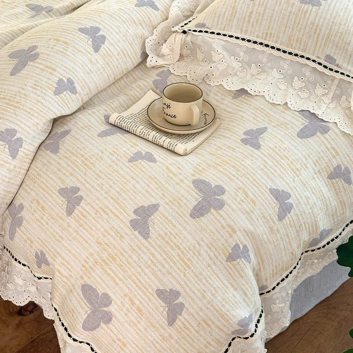 Romantic Butterfly Bedding Set