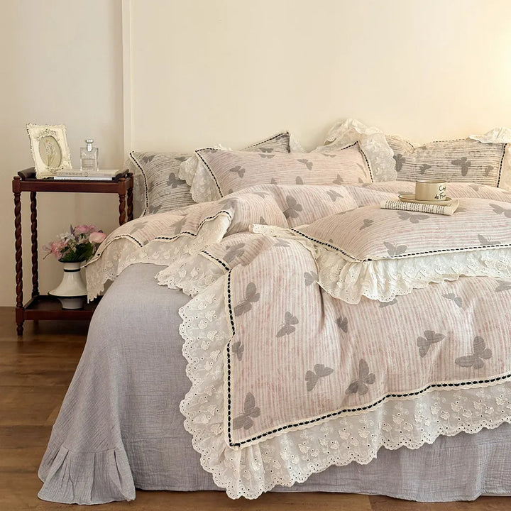 Romantic Butterfly Bedding Set