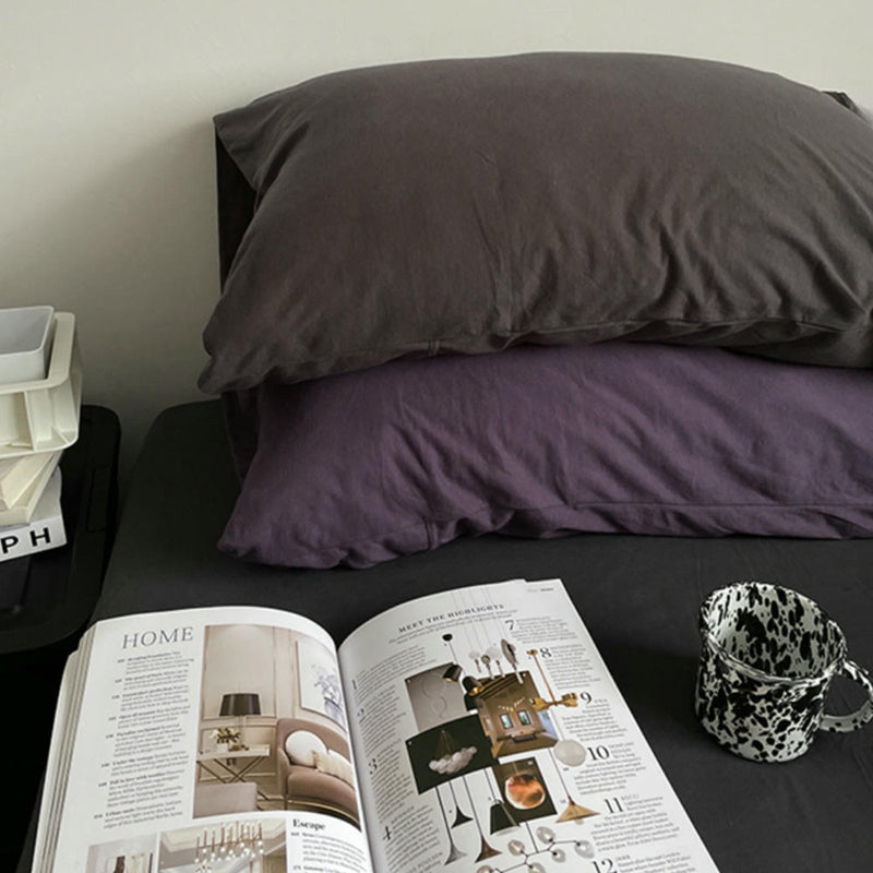 Royal Purple Jersey Knit Bedding Set