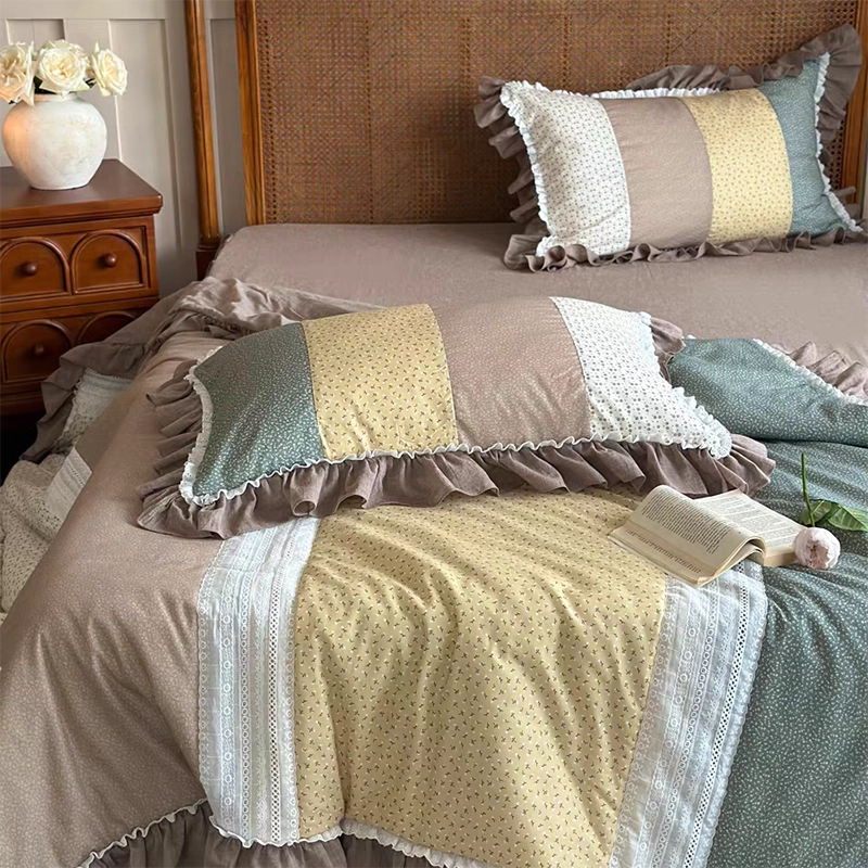 Rustic Handmade Patchwork Bedding Set