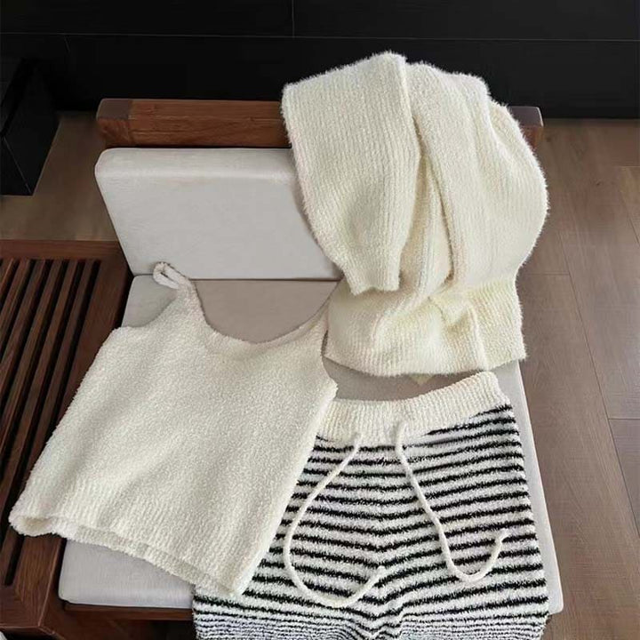 Soft 3pcs Casual Sleepwear