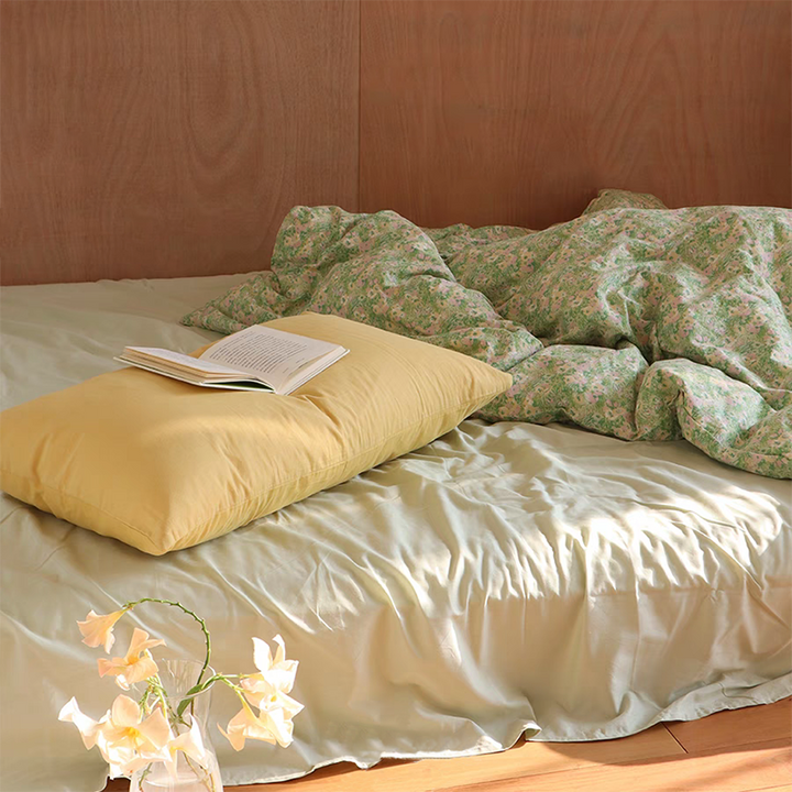 Spring Pastoral Floral Bedding Set