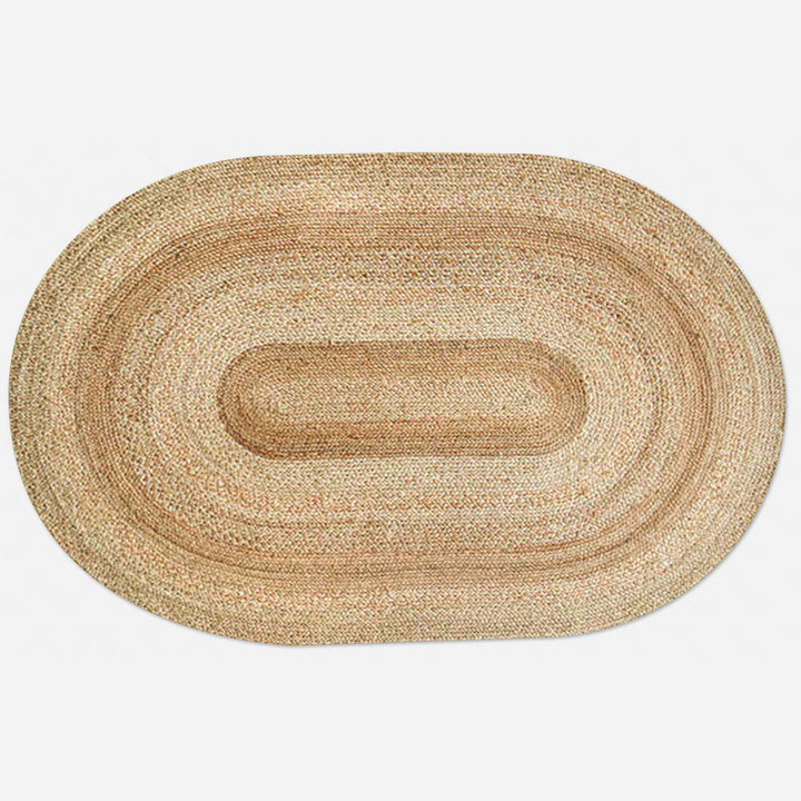 Sunrise Gradient Oval Jute Rug