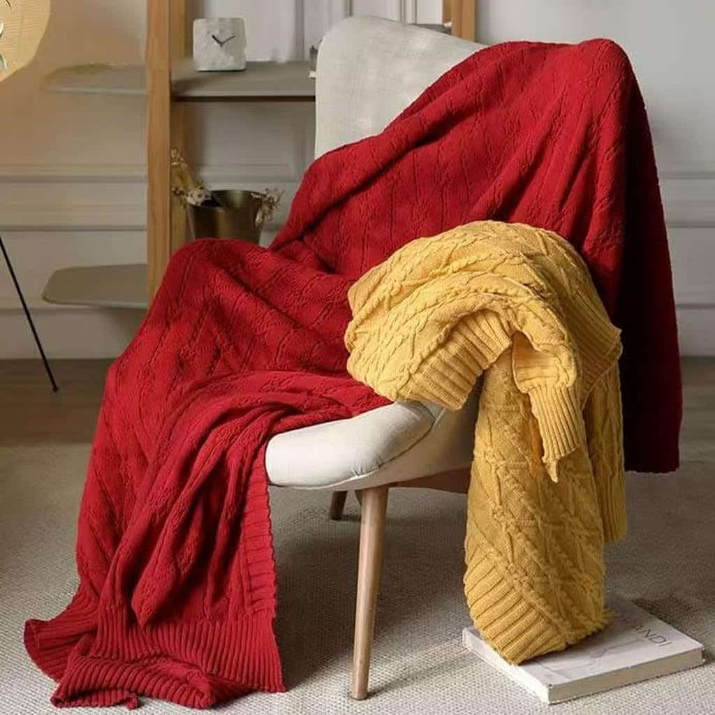 Twist Jacquard Throw Blanket