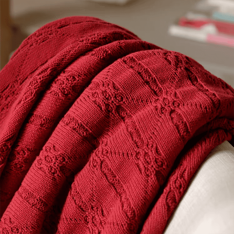 Twist Jacquard Throw blanket