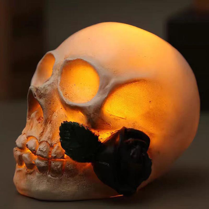 Vintage Halloween Skull Lamp (3 pack)