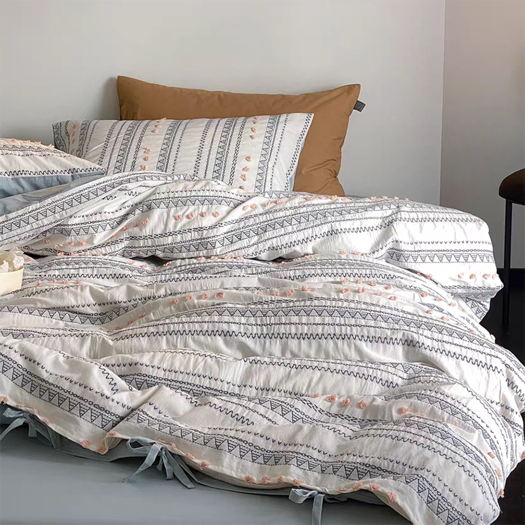 Bohemian Tufted Duvet Cover