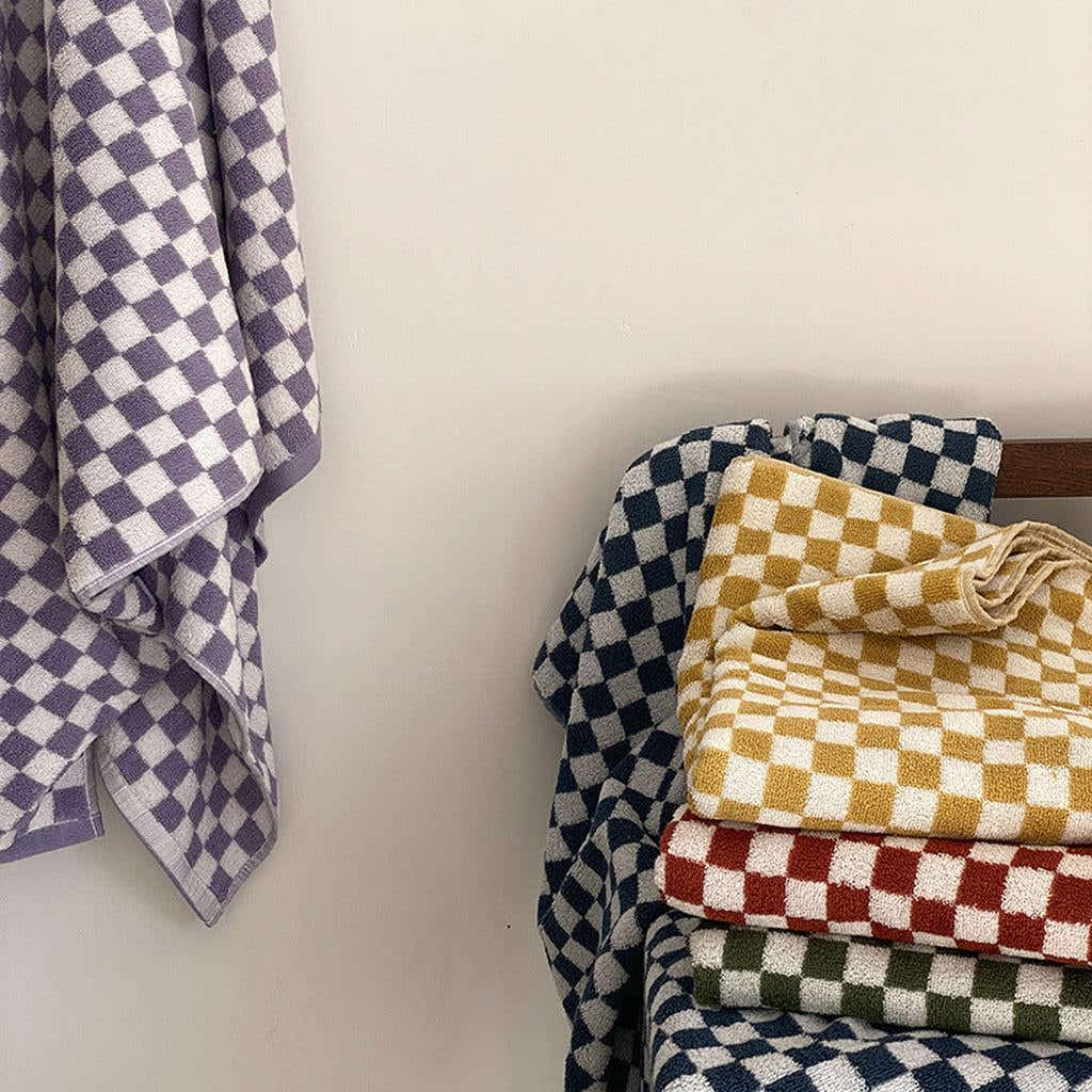 Cotton Gingham Towel - 5 Colors
