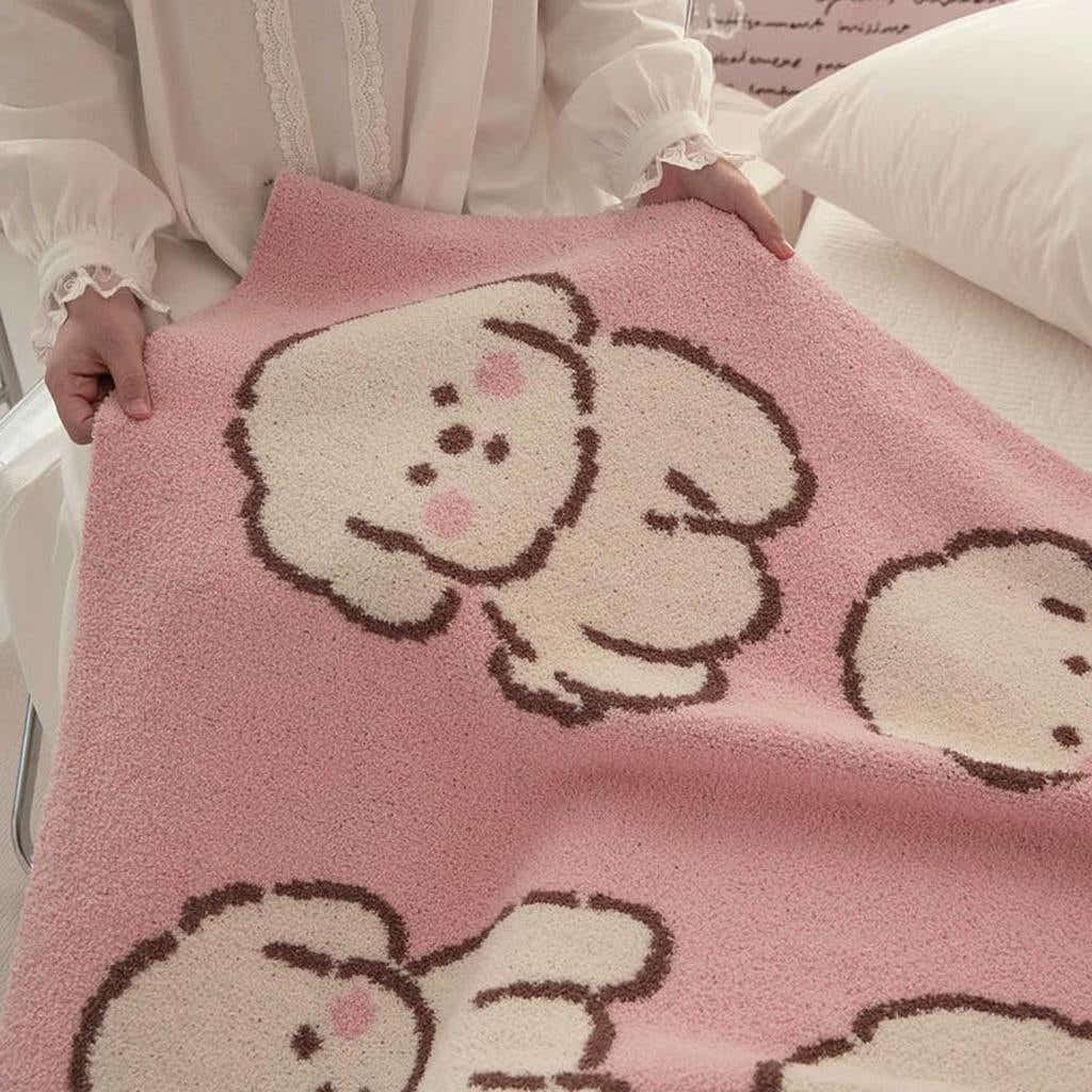Cutie Bichon Diary Blanket