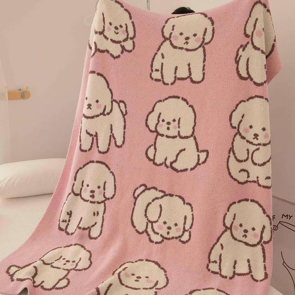 Cutie Bichon Diary Blanket