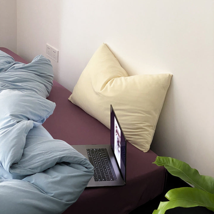 Everyday Contrast Cotton Jersey Bedding Set original reference image 5