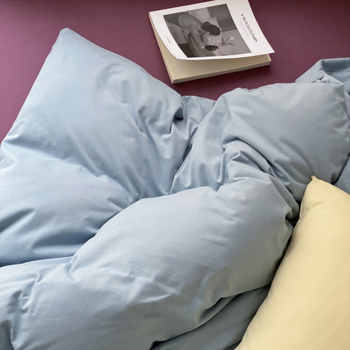 Everyday Contrast Cotton Jersey Bedding Set original reference image 7