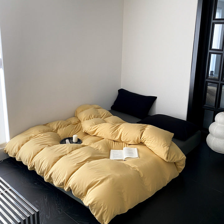 Everyday Contrast Cotton Jersey Bedding Set original reference image 9