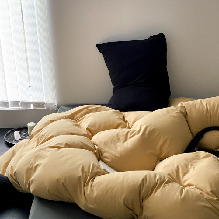 Everyday Contrast Cotton Jersey Bedding Set original reference image 13