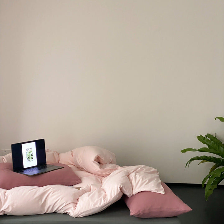 Everyday Contrast Cotton Jersey Bedding Set original reference image 18