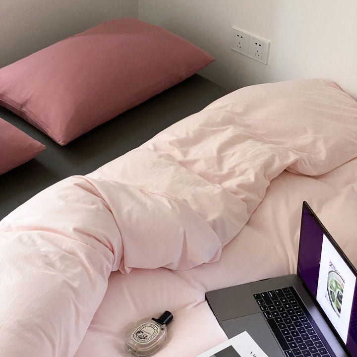 Everyday Contrast Cotton Jersey Bedding Set original reference image 21