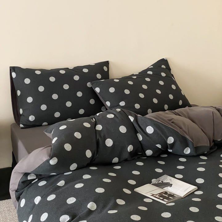 Everyday Dot Cotton Jersey Bedding Set original reference image 2
