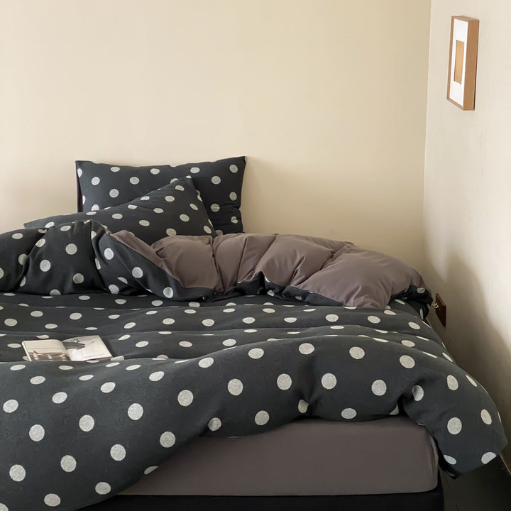 Everyday Dot Cotton Jersey Bedding Set original reference image 3