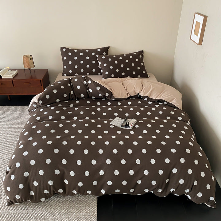 Everyday Dot Cotton Jersey Bedding Set original reference image 9