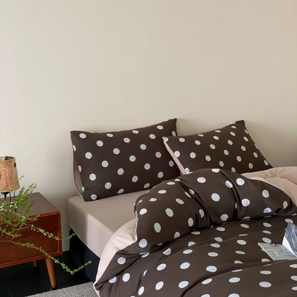 Everyday Dot Cotton Jersey Bedding Set original reference image 10