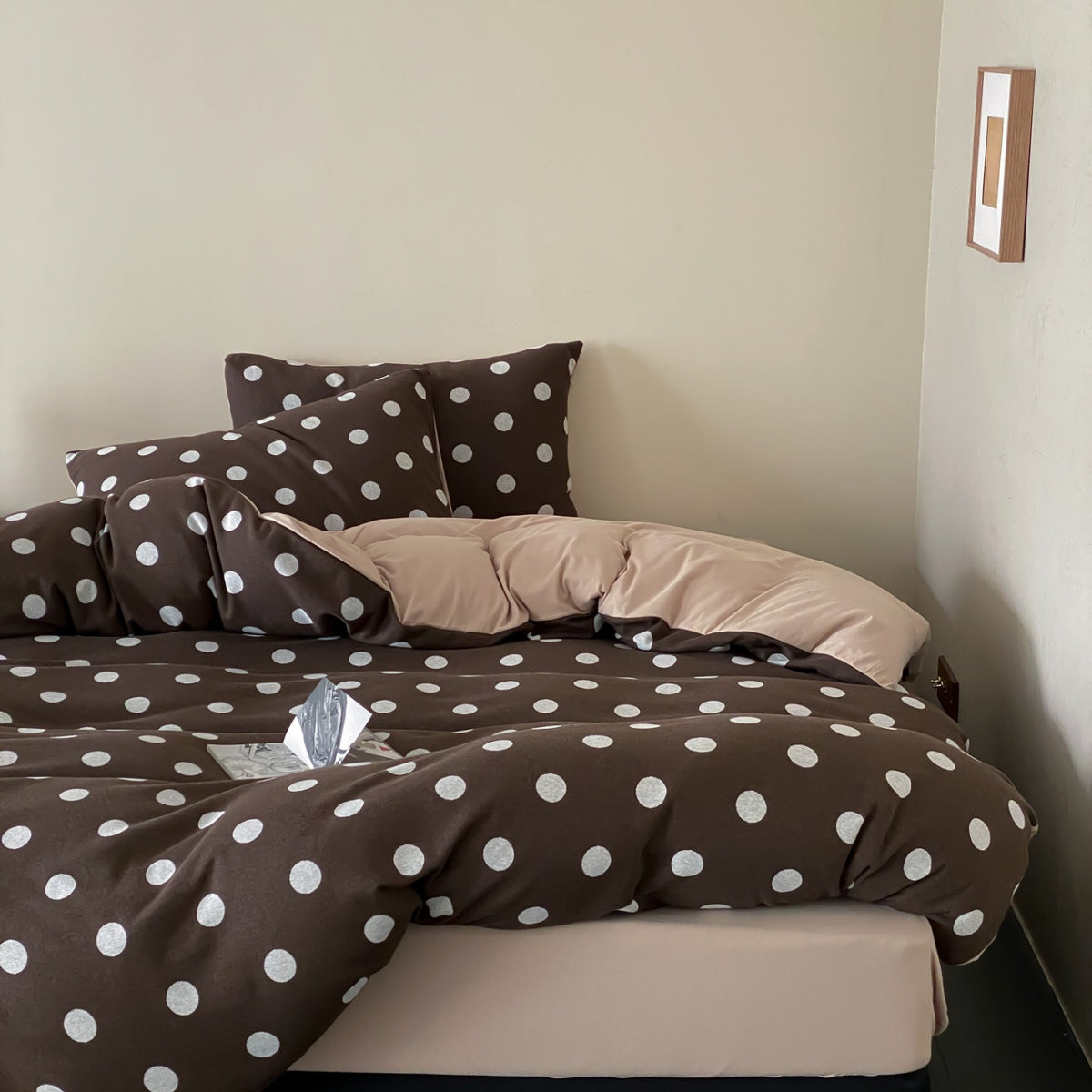 Everyday Dot Cotton Jersey Bedding Set original reference image 11