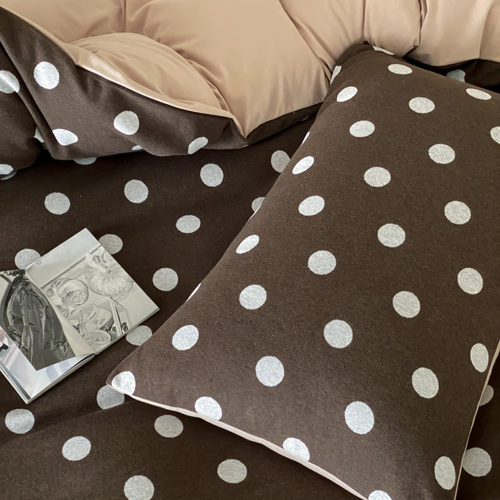 Everyday Dot Cotton Jersey Bedding Set original reference image 13