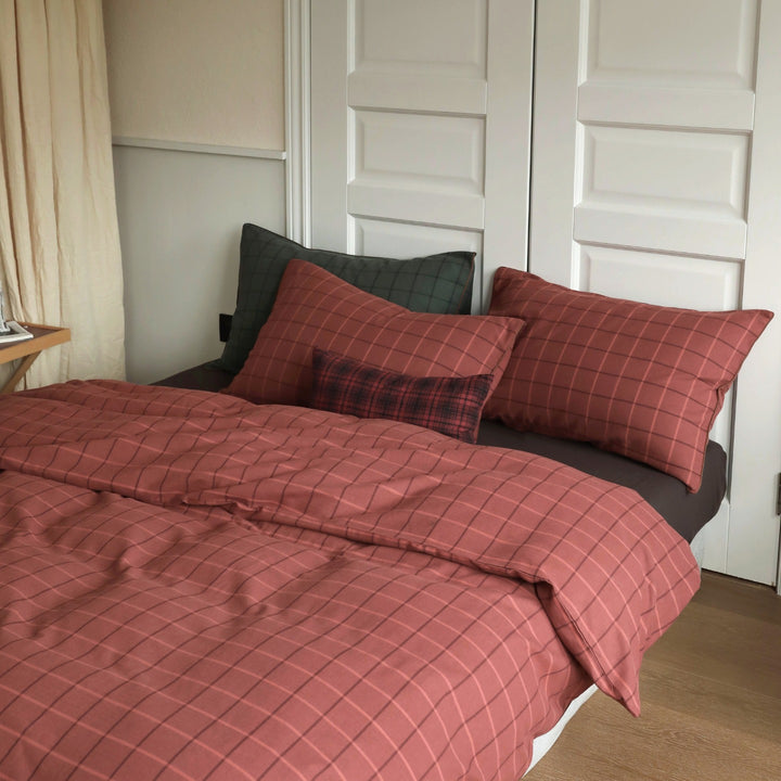 Heritage Plaid Cotton Flannel Bedding Set original reference image 10