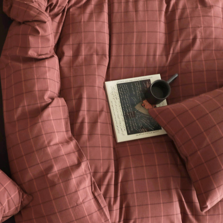 Heritage Plaid Cotton Flannel Bedding Set original reference image 14