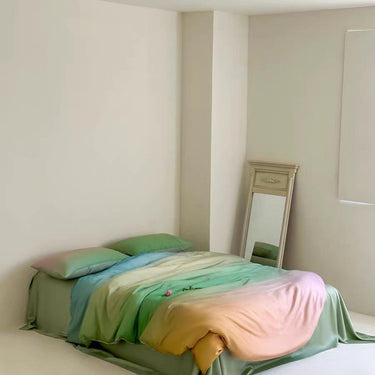 Luxury Ombre Aurora Bedding Set - Green