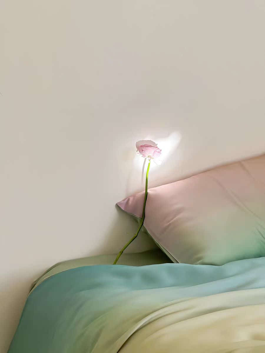 Luxury Ombre Aurora Duvet Cover - Green