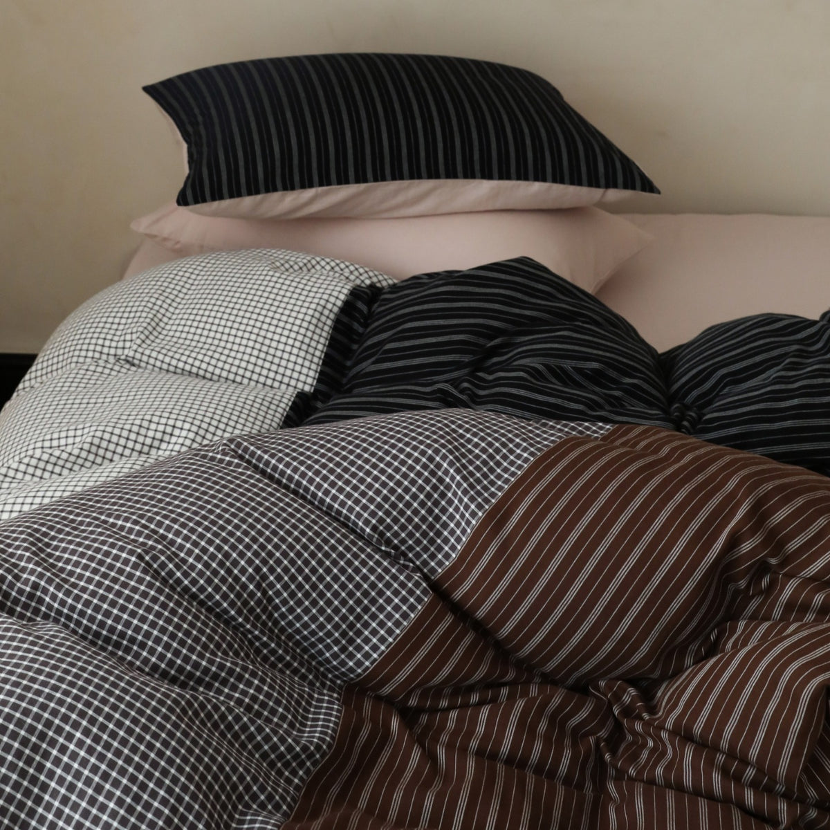 Mosaic Cotton Double Gauze Bedding Set original reference image 3