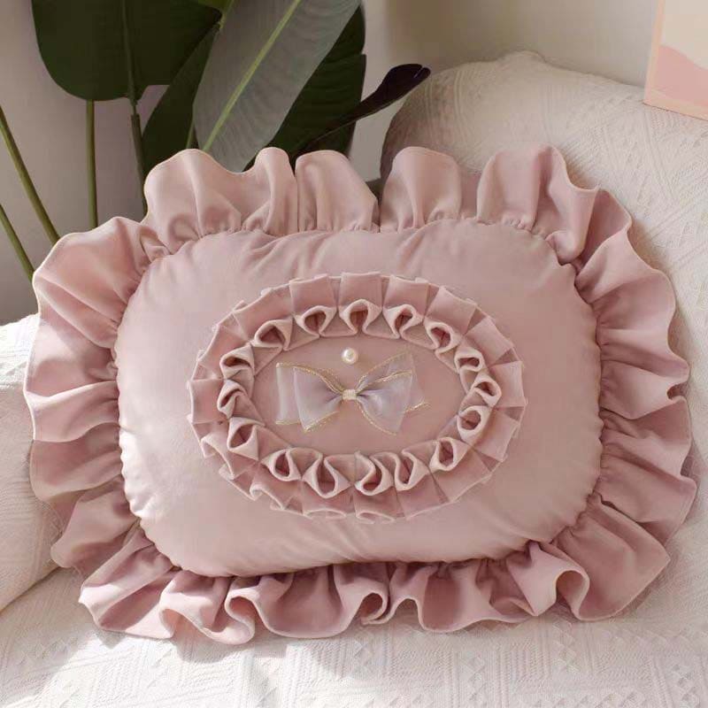 Coussin lombaire princesse rose
