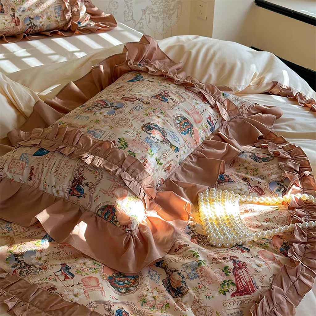 Princess Oil Painting Duvet Cover